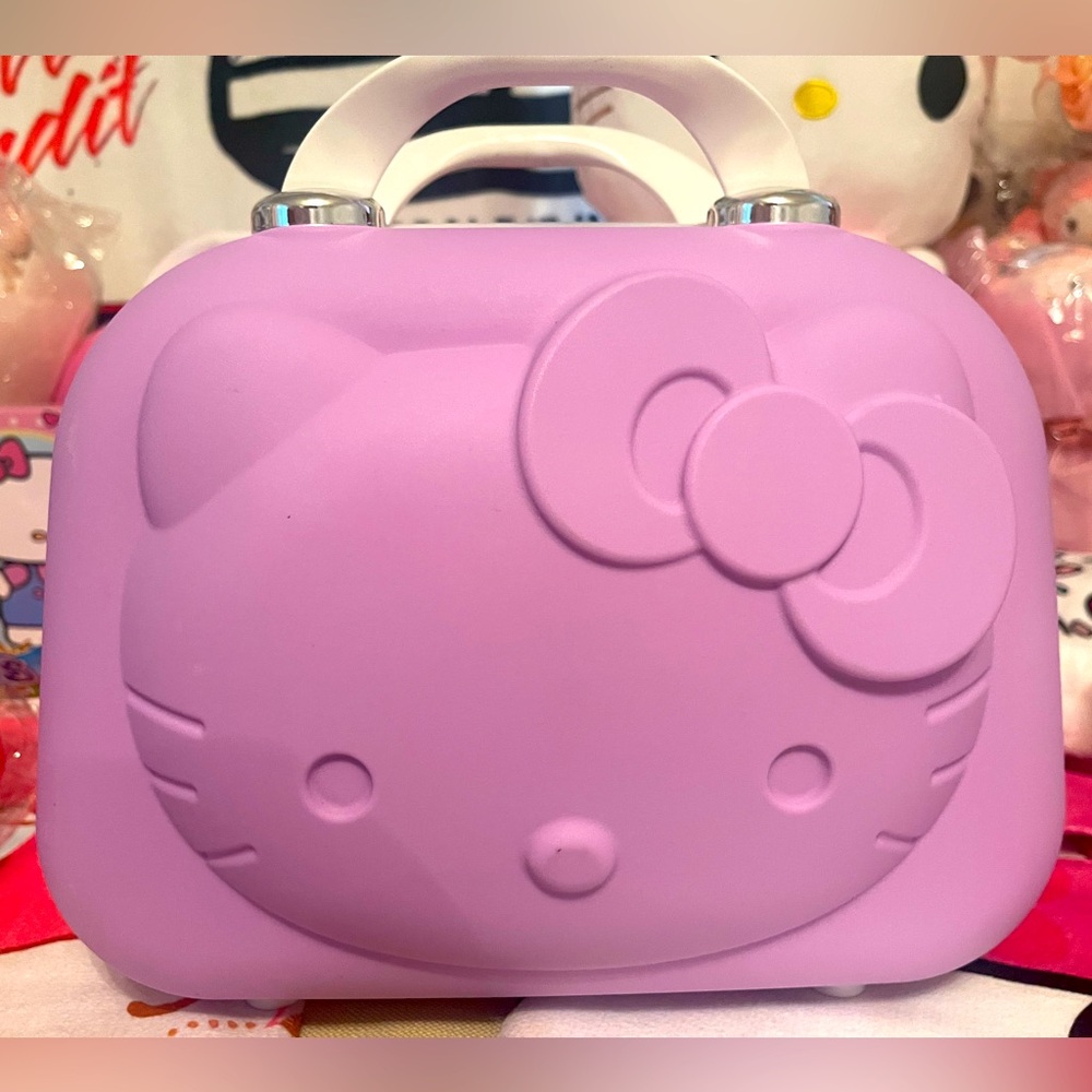 Hello Kitty Purple Travel Case